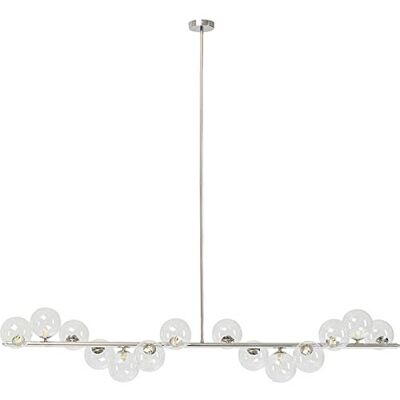 Kare Design Hängeleuchte Scala Balls, Chrom, XL, Hängelampe, Deckenleuchte, Stahl Stange, Glas Schirme, handgearbeitet, höhenverstellbar, keine Leuchtmittel inklusive,138x155x28 cm (H/B/T) Kare Design Hängeleuchte Scala Balls, Chrom, XL, Hängelampe, Deckenleuchte, Stahl Stange, Glas Schirme, handgearbeitet, höhenverstellbar, keine Leuchtmittel inklusive,138x155x28 cm (H/B/T)