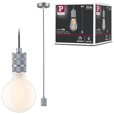 Paulmann 78434 Pendelleuchte Neordic Pendelleuchte Tilla ohne Leuchtmittel max. 60 Watt Hängeleuchte Alu Metall E27 Paulmann 78434 Pendelleuchte Neordic Pendelleuchte Tilla ohne Leuchtmittel max. 60 Watt Hängeleuchte Alu Metall E27