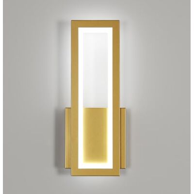 Osairous Wandleuchte LED Innen Modern, 16W 1800LM Wandlampe Acryl LED, 32CM Gold Flur Wandbeleuchtung für Schlafzimmer Korridor Wohnzimmer Treppe, Kaltweiss 6500K Osairous Wandleuchte LED Innen Modern, 16W 1800LM Wandlampe Acryl LED, 32CM Gold Flur Wandbeleuchtung für Schlafzimmer Korridor Wohnzimmer Treppe, Kaltweiss 6500K