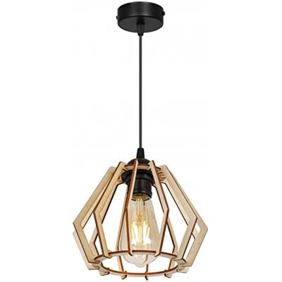Light Home LH Light-Home Timber Hängelampe aus Holz und Metall Esstischlampe Industrial für Kuche und Esszimmer Pendelleuchte über Esstisch Schwarz/Braun Einzigartiger Charakter Light Home LH Light-Home Timber Hängelampe aus Holz und Metall Esstischlampe Industrial für Kuche und Esszimmer Pendelleuchte über Esstisch Schwarz/Braun Einzigartiger Charakter
