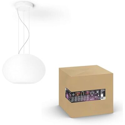 Philips White & Col. Amb. LED Pendelleuchte Flourish, dimmbar, 16 Mio. Farben, steuerbar via App, kompatibel mit Amazon Alexa (Echo, Echo Dot) Philips White & Col. Amb. LED Pendelleuchte Flourish, dimmbar, 16 Mio. Farben, steuerbar via App, kompatibel mit Amazon Alexa (Echo, Echo Dot)