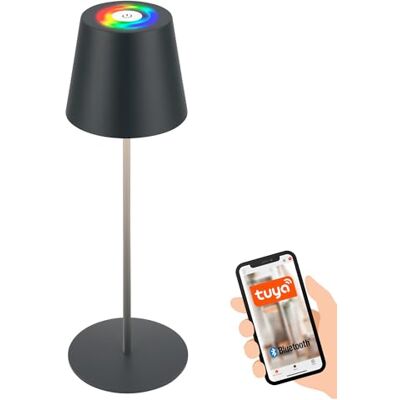 Briloner Smarte Bluetooth RGBW LED Schreibtischlampe - 3W, Anthrazit Briloner Smarte Bluetooth RGBW LED Schreibtischlampe - 3W, Anthrazit