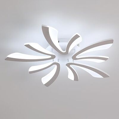 Comely LED Deckenleuchte, 50W 5625LM LED Deckenlampe Moderne Beleuchtung für Wohnzimmer Schlafzimmer, 72cm, 6500K Kaltes Weißes Licht Comely LED Deckenleuchte, 50W 5625LM LED Deckenlampe Moderne Beleuchtung für Wohnzimmer Schlafzimmer, 72cm, 6500K Kaltes Weißes Licht