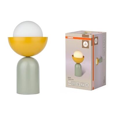 Osram Decor Bowl Tischleuchte E14 Grün/Gelb 200mm, Tischlampe, Metall, Glas, mit lebendigen Farben Osram Decor Bowl Tischleuchte E14 Grün/Gelb 200mm, Tischlampe, Metall, Glas, mit lebendigen Farben