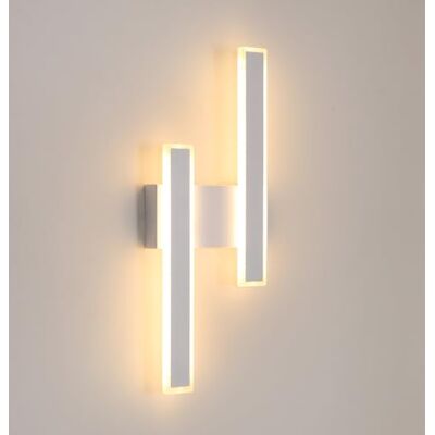 Comely LED Wandleuchte Innen, 32W Modern Weiß Lang Wandlampe, Kreative Lange Parallele Wandbeleuchtung für Wohnzimmer Schlafzimmer Flur Treppenhuas, 3000K Warmweiß Comely LED Wandleuchte Innen, 32W Modern Weiß Lang Wandlampe, Kreative Lange Parallele Wandbeleuchtung für Wohnzimmer Schlafzimmer Flur Treppenhuas, 3000K Warmweiß