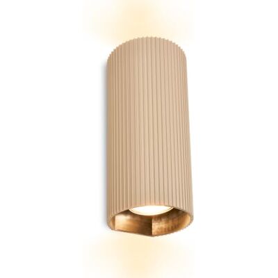 BRILONER Wandleuchte Innen, 2x GU10 Fassung, Up-Downlight, Beige Leselampe, Wandlampe, Wohnzimmerlampe, Küchenlampe, Flurlampe, Schlafzimmerlampe, Wandbeleuchtung, 8,5x20 cm, IP20, GU10 BRILONER Wandleuchte Innen, 2x GU10 Fassung, Up-Downlight, Beige Leselampe, Wandlampe, Wohnzimmerlampe, Küchenlampe, Flurlampe, Schlafzimmerlampe, Wandbeleuchtung, 8,5x20 cm, IP20, GU10