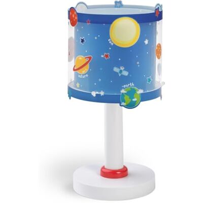 Dalber Kinder Tischlampe Nachttischlampe Nachtlicht Planets Planeten, 41341N, G4-4W LED Glühbirne enthalten, Blau Dalber Kinder Tischlampe Nachttischlampe Nachtlicht Planets Planeten, 41341N, G4-4W LED Glühbirne enthalten, Blau