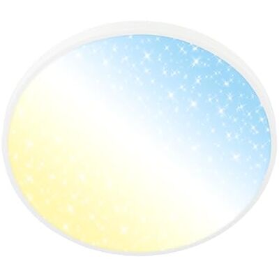 BRILONER LED Deckenlampe mit Fernbedienung, dimmbar, CCT, Dekorblende, Sternenhimmel, LED Lampe, Deckenleuchte, Wohnzimmerlampe, Küchenlampe, Deckenbeleuchtung, Flurlampe, 38 x 6,5 cm, Weiß BRILONER LED Deckenlampe mit Fernbedienung, dimmbar, CCT, Dekorblende, Sternenhimmel, LED Lampe, Deckenleuchte, Wohnzimmerlampe, Küchenlampe, Deckenbeleuchtung, Flurlampe, 38 x 6,5 cm, Weiß