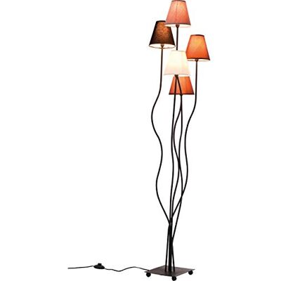 Kare Design Stehleuchte Flexible Mocca Cinque, beige/braun, fünf Lampenschirme, warmes Licht, 163x40x35cm (H/B/T) Kare Design Stehleuchte Flexible Mocca Cinque, beige/braun, fünf Lampenschirme, warmes Licht, 163x40x35cm (H/B/T)