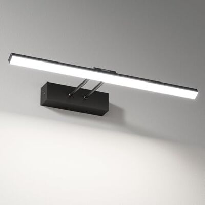 EMKE LED Spiegellampe Bad 40cm, Spiegelleuchte Badezimmer 200° Drehung 8W 6500K IP44 Badlampe Spiegel Lampe Wandbeleuchtung Spiegellampen für das bad Spiegelleuchten Schwarz EMKE LED Spiegellampe Bad 40cm, Spiegelleuchte Badezimmer 200° Drehung 8W 6500K IP44 Badlampe Spiegel Lampe Wandbeleuchtung Spiegellampen für das bad Spiegelleuchten Schwarz