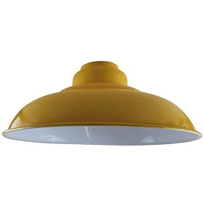 LEDSone Industrielle Hänge-Deckenleuchte, Lampenschirm, Retro-Küchen-Hänge-Deckenleuchten, Vintage-Metall-Loft-Bar-Hängebeleuchtung, rustikale Hängelampenschirm (Gelb, 1 Packung) LEDSone Industrielle Hänge-Deckenleuchte, Lampenschirm, Retro-Küchen-Hänge-Deckenleuchten, Vintage-Metall-Loft-Bar-Hängebeleuchtung, rustikale Hängelampenschirm (Gelb, 1 Packung)