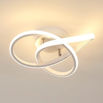 Comely LED-Deckenleuchte, 30 W 3300 lm, moderne Deckenleuchte, warmweißes Licht 3000 K, Design Blume, Acryl, LED-Kronleuchter, weiß, für Schlafzimmer, Wohnzimmer, Küche Comely LED-Deckenleuchte, 30 W 3300 lm, moderne Deckenleuchte, warmweißes Licht 3000 K, Design Blume, Acryl, LED-Kronleuchter, weiß, für Schlafzimmer, Wohnzimmer, Küche