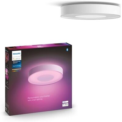 Philips White & Color Ambiance Infuse Deckenleuchte M weiß 2100lm, dimmbar, 16 Mio. Farben, steuerbar via App, kompatibel mit Amazon Alexa (Echo, Echo Dot) Philips White & Color Ambiance Infuse Deckenleuchte M weiß 2100lm, dimmbar, 16 Mio. Farben, steuerbar via App, kompatibel mit Amazon Alexa (Echo, Echo Dot)