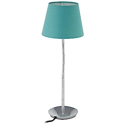 Relaxdays Tischlampe flexibel Nachttischlampe, türkis Relaxdays Tischlampe flexibel Nachttischlampe, türkis