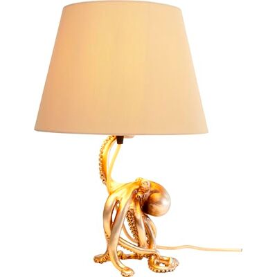 Kare Design Tischlampe Octopus, Gold, Höhe 44 cm, E27, Tischleuchte, Tiermotiv, Dekoleuchte, Leuchtmittel nicht inklusive Kare Design Tischlampe Octopus, Gold, Höhe 44 cm, E27, Tischleuchte, Tiermotiv, Dekoleuchte, Leuchtmittel nicht inklusive