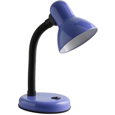 GTV RIO Retro LED Tischlampe E27 Schreibtischleuchte Blau flexibel 40W max 220-240V IP20 Metall Kunststoff Designlampe GTV RIO Retro LED Tischlampe E27 Schreibtischleuchte Blau flexibel 40W max 220-240V IP20 Metall Kunststoff Designlampe