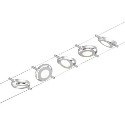 Paulmann Wire Systems Set RoundMac 5x4,5W Chr matt Paulmann Wire Systems Set RoundMac 5x4,5W Chr matt