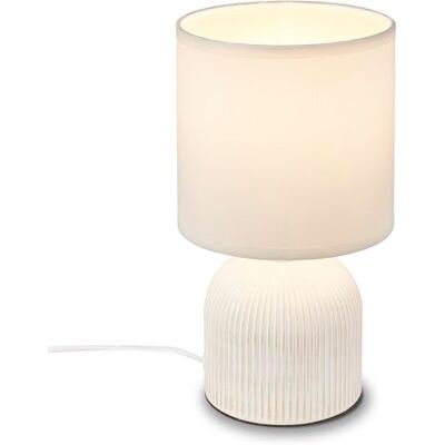 Brilo Ino Tischlampe - Keramik Weiß 28cm Brilo Ino Tischlampe - Keramik Weiß 28cm