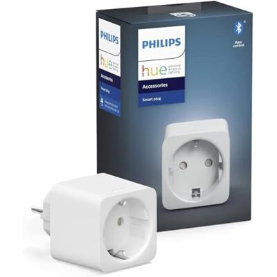 Philips Smart Plug für Hue Lichtsysteme, smarte Steckdose zur Steuerung von Leuchten, kompatibel zur Sprachsteuerung und per App von überall, weiß Philips Smart Plug für Hue Lichtsysteme, smarte Steckdose zur Steuerung von Leuchten, kompatibel zur Sprachsteuerung und per App von überall, weiß