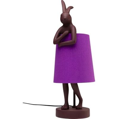 Kare Design Tischleuchte Animal Rabbit, Rot/Lila, Hasenleuchte, Tischlampe, Schlafzimmerlampe, Tiermotiv, kein Leuchtmittel enthalten, 50x17x20 cm (H/B/T) Kare Design Tischleuchte Animal Rabbit, Rot/Lila, Hasenleuchte, Tischlampe, Schlafzimmerlampe, Tiermotiv, kein Leuchtmittel enthalten, 50x17x20 cm (H/B/T)