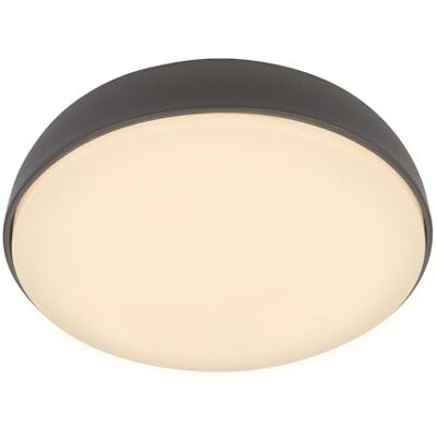 BRILONER LED Deckenlampe mit warmweißer Lichtfarbe, 10W, 1200lm, LED Lampe, Deckenleuchte, Wohnzimmerlampe, Küchenlampe, Deckenbeleuchtung, Flurlampe, 28,5x7,6 cm, Anthrazit BRILONER LED Deckenlampe mit warmweißer Lichtfarbe, 10W, 1200lm, LED Lampe, Deckenleuchte, Wohnzimmerlampe, Küchenlampe, Deckenbeleuchtung, Flurlampe, 28,5x7,6 cm, Anthrazit