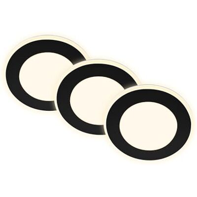 Briloner LED-Spots-Set - 3 Modi - Speicher - Schwarz Briloner LED-Spots-Set - 3 Modi - Speicher - Schwarz
