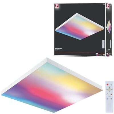 Paulmann 79905 LED Panel Velora Rainbow eckig incl. 1x19 W dimmbar dynamicRGBW Farbsteuerung Weiß Metall Deckenleuchte 3000 K Paulmann 79905 LED Panel Velora Rainbow eckig incl. 1x19 W dimmbar dynamicRGBW Farbsteuerung Weiß Metall Deckenleuchte 3000 K