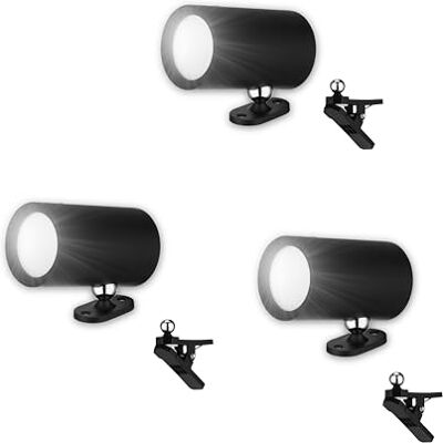 REV LED Wandleuchte innen SPARSET 3x Wandlampe mit Akku, 120lm, dimmbar, 360° drehbar, kabellose Leselampe ideal für Flur, Schlaf- & Wohnzimmer, schwarz REV LED Wandleuchte innen SPARSET 3x Wandlampe mit Akku, 120lm, dimmbar, 360° drehbar, kabellose Leselampe ideal für Flur, Schlaf- & Wohnzimmer, schwarz