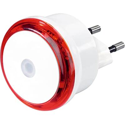 Hama LED Nachtlicht für Steckdose, Nachtsensor (Orientierungslicht, Stilllicht, für Babys, Kinder, Erwachsene, Schlummerlicht, Nachtleuchte, Schlaflampe, Nachtlampe, Steckdosenlicht, Lichtsensor) rot Hama LED Nachtlicht für Steckdose, Nachtsensor (Orientierungslicht, Stilllicht, für Babys, Kinder, Erwachsene, Schlummerlicht, Nachtleuchte, Schlaflampe, Nachtlampe, Steckdosenlicht, Lichtsensor) rot