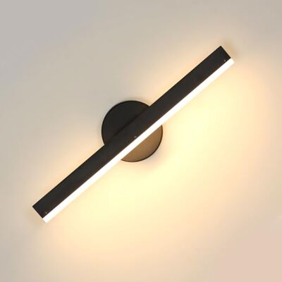 Comely LED Wandleuchte Innen Drehbar, 12W Moderne LED Wandlampe 3000K Warmweißes Licht, Schwarze Acryl Wandbeleuchtung für Schlafzimmer Wohnzimmer Treppenhaus Flur Comely LED Wandleuchte Innen Drehbar, 12W Moderne LED Wandlampe 3000K Warmweißes Licht, Schwarze Acryl Wandbeleuchtung für Schlafzimmer Wohnzimmer Treppenhaus Flur