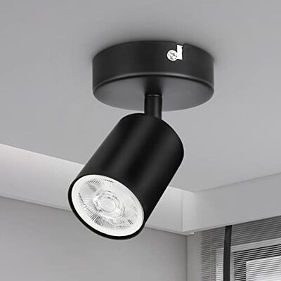 Dehobo 1er Led Deckenstrahler Schwenkbar 350° Deckenstrahler 1 Flammig Schwarz GU10 LED Wandstrahler mit Strahler Deckenspot Spotlight Lampe für Wohnzimmer Küche Nein GU10 Leuchtmittel Dehobo 1er Led Deckenstrahler Schwenkbar 350° Deckenstrahler 1 Flammig Schwarz GU10 LED Wandstrahler mit Strahler Deckenspot Spotlight Lampe für Wohnzimmer Küche Nein GU10 Leuchtmittel