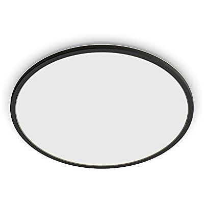 Philips LED SceneSwitch Deckenleuchte (22 W), 3 Helligkeitsstufen, warmweißes Licht, energiesparende Raumbeleuchtung mit EyeComfort, schwarz, 43cm Philips LED SceneSwitch Deckenleuchte (22 W), 3 Helligkeitsstufen, warmweißes Licht, energiesparende Raumbeleuchtung mit EyeComfort, schwarz, 43cm