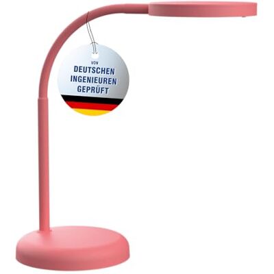 MAUL Schreibtischlampe LED joy Kleine Schreibtischlampe mit Standfuß Moderne Tischlampe für Schreibtisch, Büro Flexible LED Lampe mit 3000K warmweißem LED Licht Touch of Rose MAUL Schreibtischlampe LED joy Kleine Schreibtischlampe mit Standfuß Moderne Tischlampe für Schreibtisch, Büro Flexible LED Lampe mit 3000K warmweißem LED Licht Touch of Rose