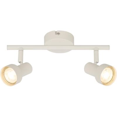 BRILONER Deckenlampe schwenkbar, GU10 Fassung, max. 9W, Deckenleuchte, Lampe, Wohnzimmerlampe, Schlafzimmerlampe, Küchenlampe, Deckenstrahler, Deckenlampe Wohnzimmer, 27,5 cm, Altweiß BRILONER Deckenlampe schwenkbar, GU10 Fassung, max. 9W, Deckenleuchte, Lampe, Wohnzimmerlampe, Schlafzimmerlampe, Küchenlampe, Deckenstrahler, Deckenlampe Wohnzimmer, 27,5 cm, Altweiß