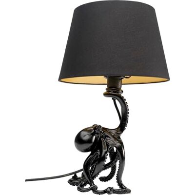 Kare Design Tischlampe Octopus, Schwarz, Höhe 44 cm, E27, Tischleuchte, Tiermotiv, Dekoleuchte, Leuchtmittel nicht inklusive Kare Design Tischlampe Octopus, Schwarz, Höhe 44 cm, E27, Tischleuchte, Tiermotiv, Dekoleuchte, Leuchtmittel nicht inklusive