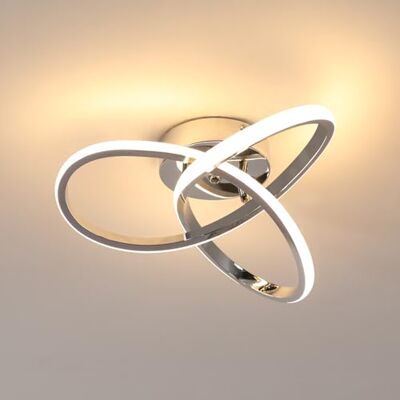 Comely LED Deckenleuchte, 30W 3375LM Moderne Deckenlampe, Aluminium LED Lampe für Wohnzimmer Schlafzimmer Flur Küche Balkon, Warmweißes Licht 3000K, 30cm, Silber Comely LED Deckenleuchte, 30W 3375LM Moderne Deckenlampe, Aluminium LED Lampe für Wohnzimmer Schlafzimmer Flur Küche Balkon, Warmweißes Licht 3000K, 30cm, Silber