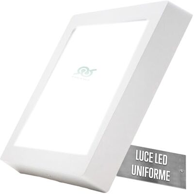 tempo di saldi LED-Deckenleuchte, quadratisch, 21 x 21 cm, 18 W, kaltes Licht, 6500 K, ultradünne LED-Deckenleuchte für Badezimmer, Küche und Wohnzimmer, Panel mit hoher Helligkeit, weißes Finish tempo di saldi LED-Deckenleuchte, quadratisch, 21 x 21 cm, 18 W, kaltes Licht, 6500 K, ultradünne LED-Deckenleuchte für Badezimmer, Küche und Wohnzimmer, Panel mit hoher Helligkeit, weißes Finish