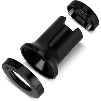 REV Fassung E27, Lampenfassung für Glühlampen bis 40W, 2 Stück, schwarz REV Fassung E27, Lampenfassung für Glühlampen bis 40W, 2 Stück, schwarz