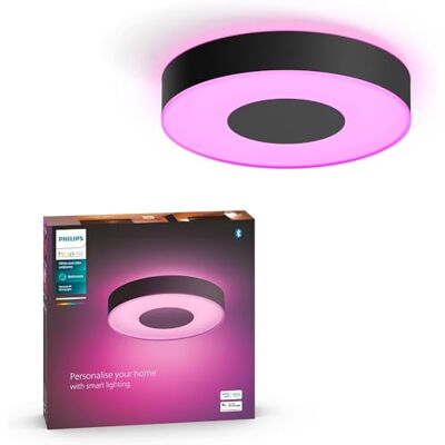 Philips White & Col. Amb. Xamento Deckenleuchte, schwarz, 16 Mio. Farben, dimmbar, steuerbar via App, kompatibel mit Amazon Alexa (Echo, Echo Dot) Philips White & Col. Amb. Xamento Deckenleuchte, schwarz, 16 Mio. Farben, dimmbar, steuerbar via App, kompatibel mit Amazon Alexa (Echo, Echo Dot)