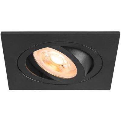 SLV NEW TRIA 75, Deckeneinbauleuchte, quadratisch, max. 10W GU10, schwarz SLV NEW TRIA 75, Deckeneinbauleuchte, quadratisch, max. 10W GU10, schwarz