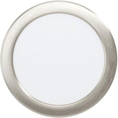 EGLO LED Einbaustrahler Alange, runde Deckenleuchte, Deckenlampe aus Metall und Kunststoff in Silber und Weiß, Einbauleuchte in warmweiß, Ø 16,6 cm EGLO LED Einbaustrahler Alange, runde Deckenleuchte, Deckenlampe aus Metall und Kunststoff in Silber und Weiß, Einbauleuchte in warmweiß, Ø 16,6 cm