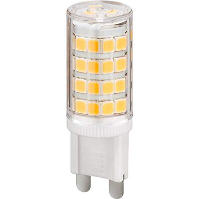 goobay LED-Kompaktlampe 3,5 W, G9, ersetzt eine Glühlampe mit 40 W, warmweiß, 300° Abstrahlwinkel, 80 Ra, 400 lm, 3000 K für Fassungen in Einbauspots, Einbaustrahlern oder Deckenleuchten 77427 goobay LED-Kompaktlampe 3,5 W, G9, ersetzt eine Glühlampe mit 40 W, warmweiß, 300° Abstrahlwinkel, 80 Ra, 400 lm, 3000 K für Fassungen in Einbauspots, Einbaustrahlern oder Deckenleuchten 77427