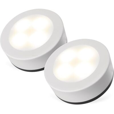 EMOS LED Nachtlicht 2 Stück mit Klebepads 2x Orientierungslicht batteriebetrieben (je 3x AAA), für Kinder und Seniore Druckleuchte zum Aufkleben Helligkeit 15 lm, Leuchtweite 3 m weiß EMOS LED Nachtlicht 2 Stück mit Klebepads 2x Orientierungslicht batteriebetrieben (je 3x AAA), für Kinder und Seniore Druckleuchte zum Aufkleben Helligkeit 15 lm, Leuchtweite 3 m weiß