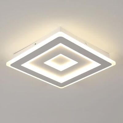 Comely Deckenleuchte Quadrat 52W 4500K Deckenlampe Acryl Beleuchtung Modernes Design Flimmerfrei Schlafzimmer Wohnzimmer Flur Natürliche Beleuchtung Energiesparend Lampe 40cm. Comely Deckenleuchte Quadrat 52W 4500K Deckenlampe Acryl Beleuchtung Modernes Design Flimmerfrei Schlafzimmer Wohnzimmer Flur Natürliche Beleuchtung Energiesparend Lampe 40cm.