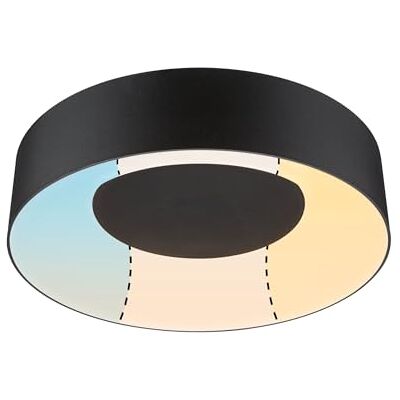 Paulmann 71096 LED Deckenleuchte Casca IP44 White Switch 2300lm 230V 18W Schwarz rund dimmbar Metall, Kunststoff 3000 K Paulmann 71096 LED Deckenleuchte Casca IP44 White Switch 2300lm 230V 18W Schwarz rund dimmbar Metall, Kunststoff 3000 K