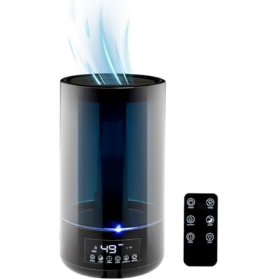 Grundig Luftbefeuchter HD-1903A – Ultraschall-Luftbefeuchter 4,3L – mit Timer und Nachtlicht – Mit Fernbedienung – Schwarz Grundig Luftbefeuchter HD-1903A – Ultraschall-Luftbefeuchter 4,3L – mit Timer und Nachtlicht – Mit Fernbedienung – Schwarz