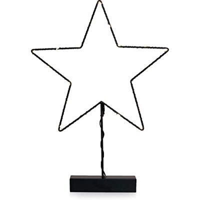 DecoKing LED Deko Weihnachten Metall Stern Beleuchtung Luna Star DecoKing LED Deko Weihnachten Metall Stern Beleuchtung Luna Star