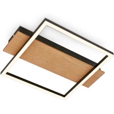 Briloner LED-Deckenleuchte - Warmweiß 3000K - Modernes Eckdesign Briloner LED-Deckenleuchte - Warmweiß 3000K - Modernes Eckdesign