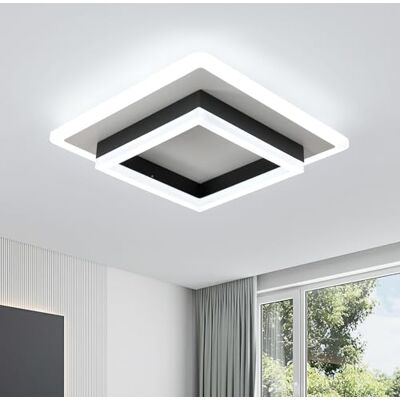 Comely LED Deckenleuchte 30W 3250LM Deckenlampe Schwarze, Modern Design Deckenlampe Eckig Flach Schlafzimmerlampe Esstischlampe Bürolampe Flurlampe Deckenleuchte LED Kaltesweiß 6500K Comely LED Deckenleuchte 30W 3250LM Deckenlampe Schwarze, Modern Design Deckenlampe Eckig Flach Schlafzimmerlampe Esstischlampe Bürolampe Flurlampe Deckenleuchte LED Kaltesweiß 6500K