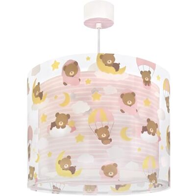 Dalber kinderlampe Pendelleuchte Hängelampe Baby Teddy Rosa Bären Tiere, 41572S, E27 Dalber kinderlampe Pendelleuchte Hängelampe Baby Teddy Rosa Bären Tiere, 41572S, E27
